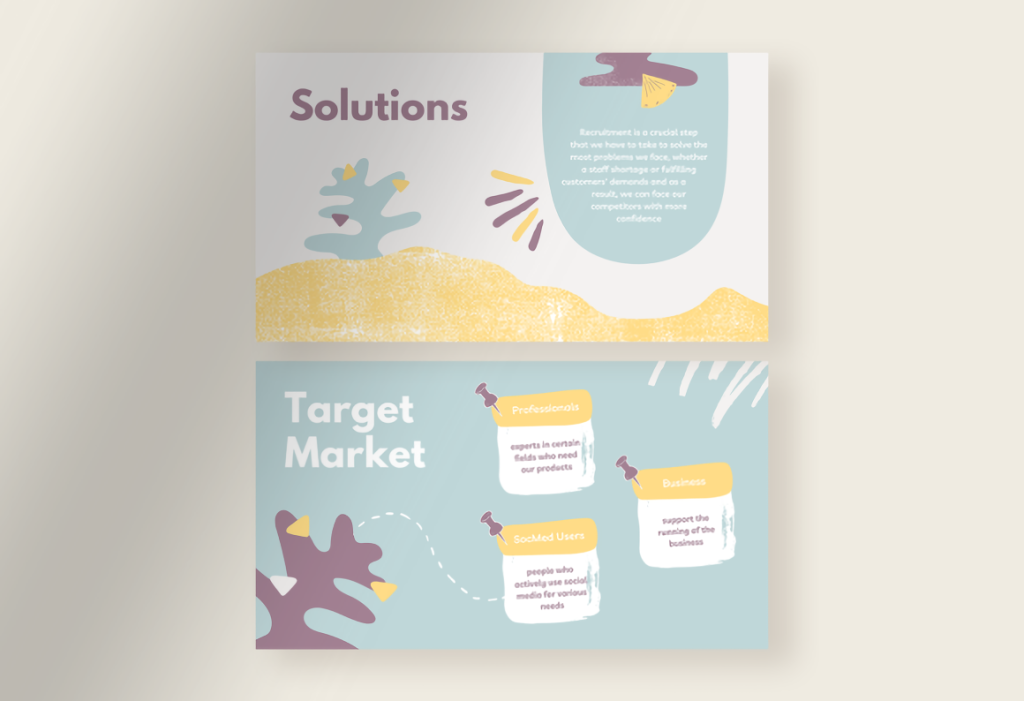 Simple Abstract Pitch Deck Presentation Deck